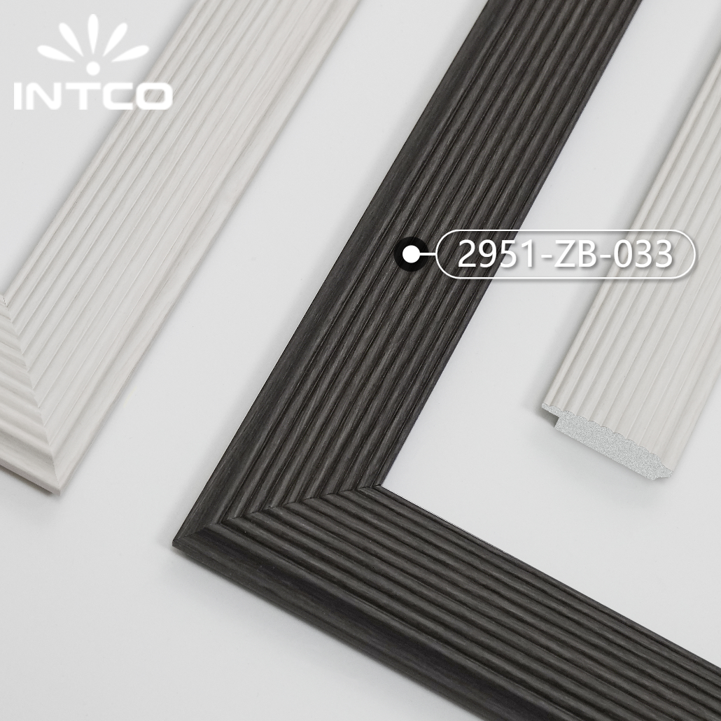 2951-ZB-033 — 3.7cm Black PS Picture Frame Moulding
