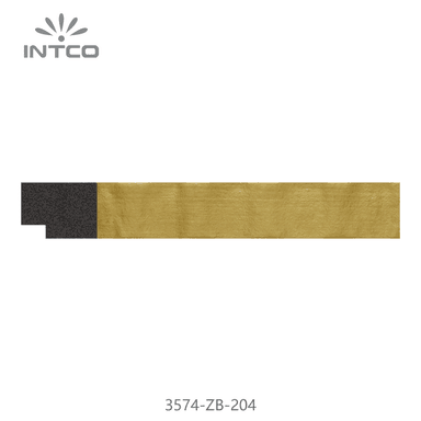 3574-ZB-204 — 2cm Black PS Picture Frame Moulding