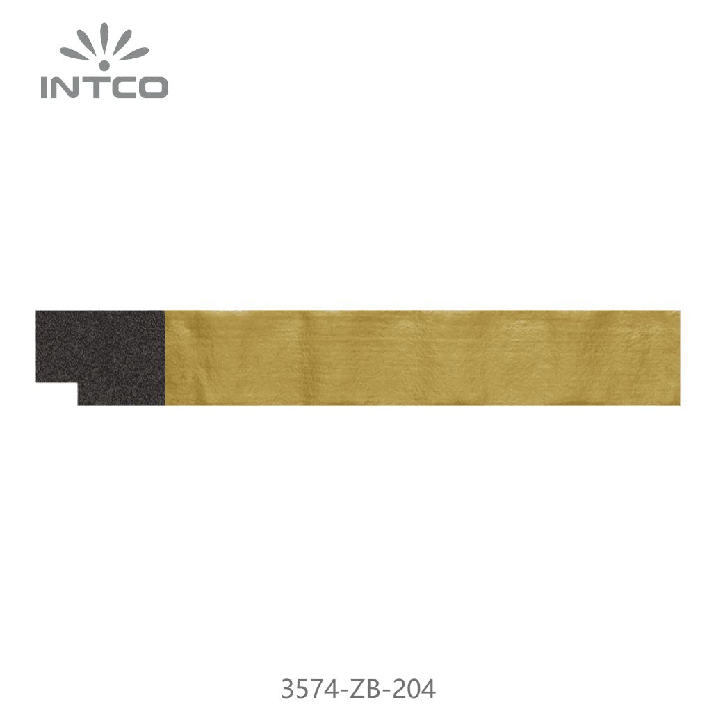 3574-ZB-204 — 2cm Black PS Picture Frame Moulding