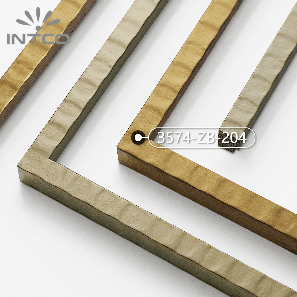 3574-ZB-204 — 2cm Black PS Picture Frame Moulding