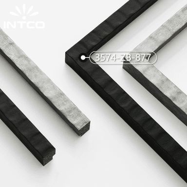 3574-ZB-877 — 2cm Black PS Picture Frame Moulding