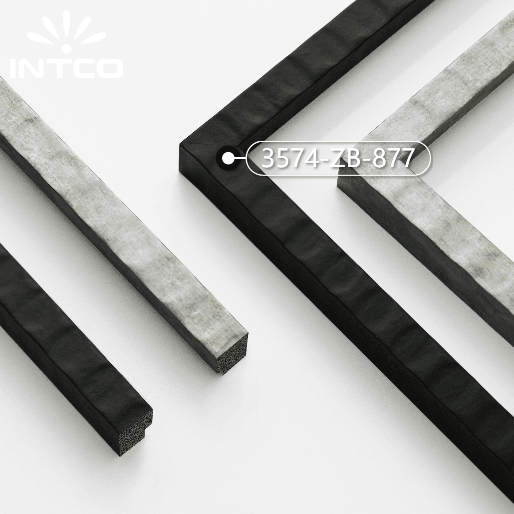 3574-ZB-877 — 2cm Black PS Picture Frame Moulding