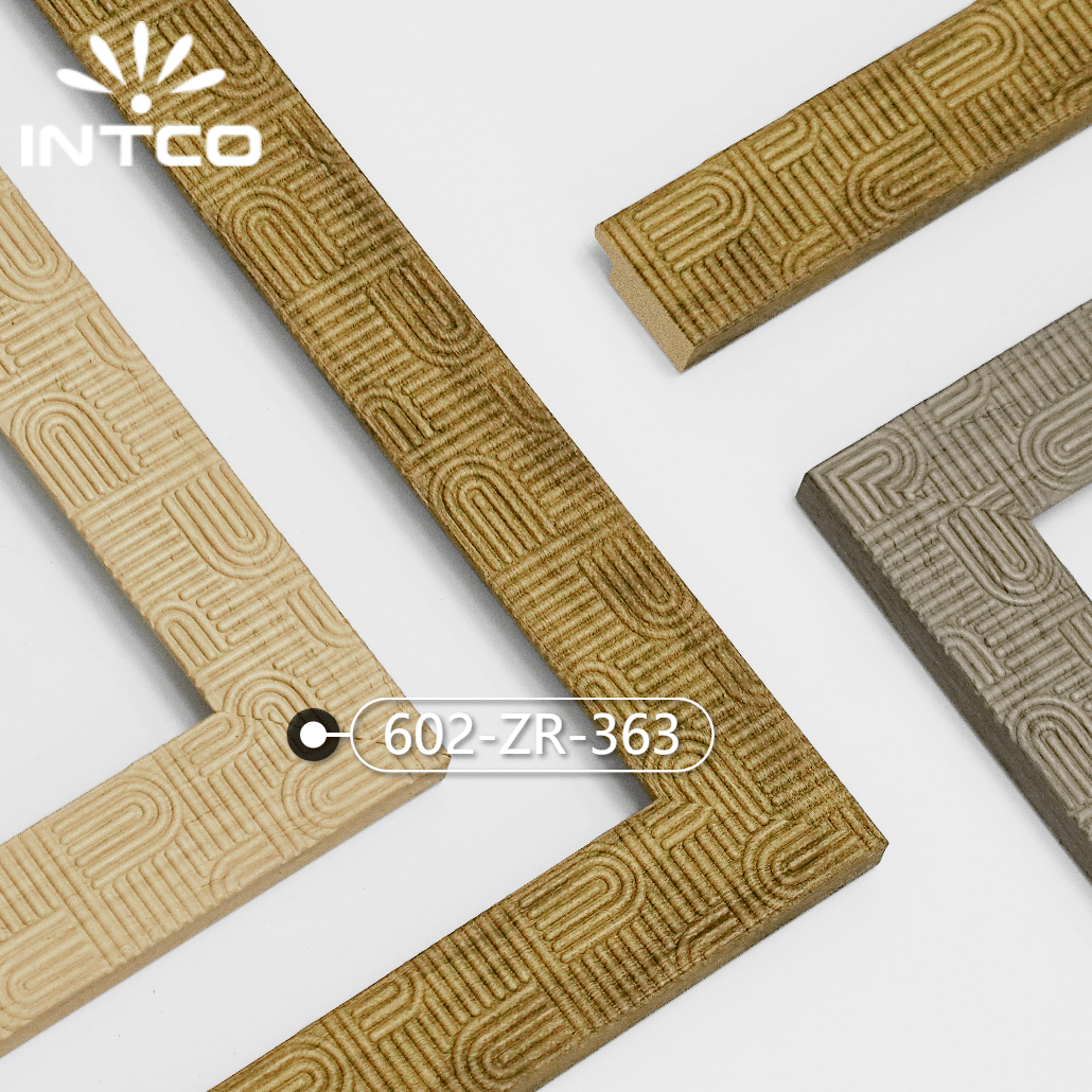 602-ZR-363 — 2.8cm Black PS Picture Frame Moulding