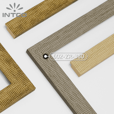 602-ZR-380 — 2.8cm Black PS Picture Frame Moulding