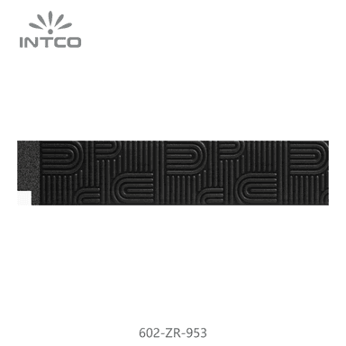 602-ZR-953 — 2.8cm Black PS Picture Frame Moulding
