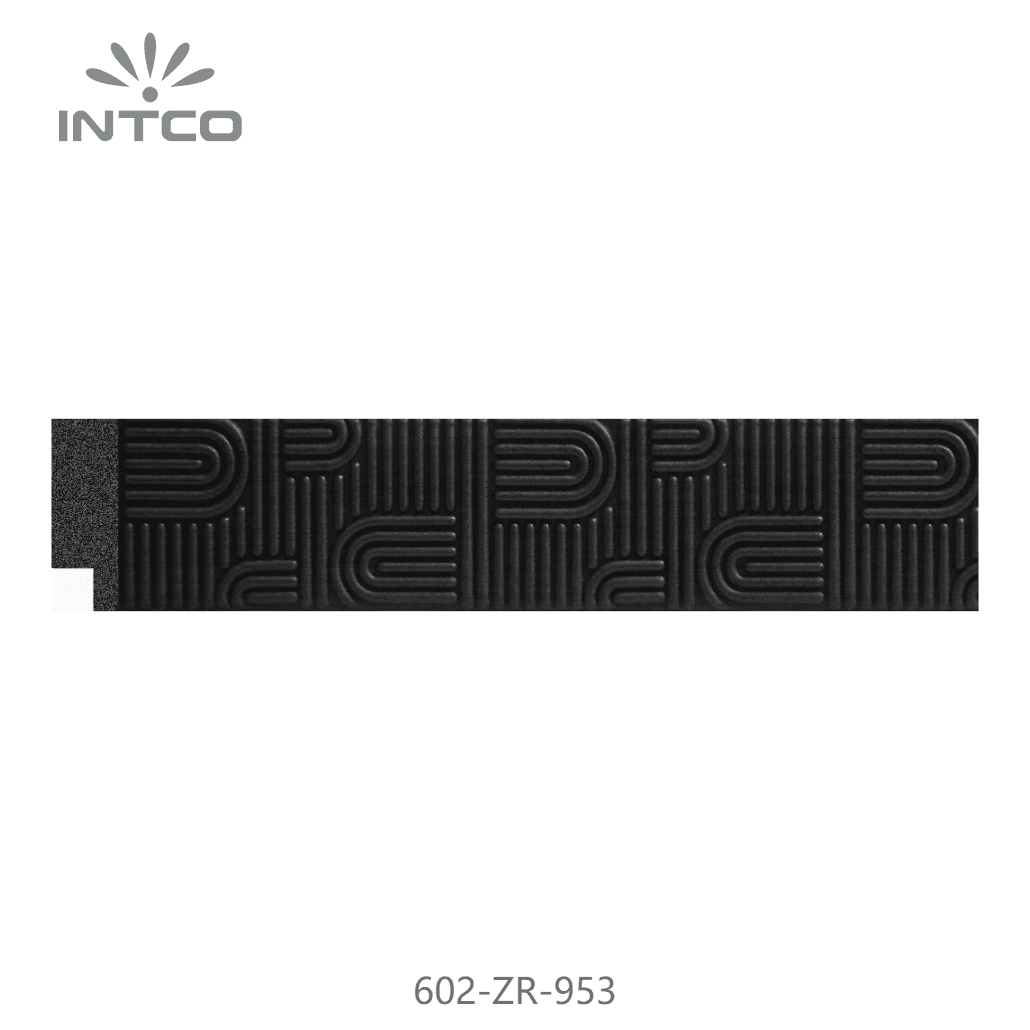 602-ZR-953 — 2.8cm Black PS Picture Frame Moulding