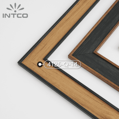 4126-Q-14 — 5.1cm Preto PS Moldura para Quadro