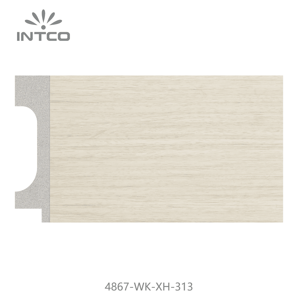 4867-WK-XH-313 — 7.4cm Natural PS Picture Frame Moulding