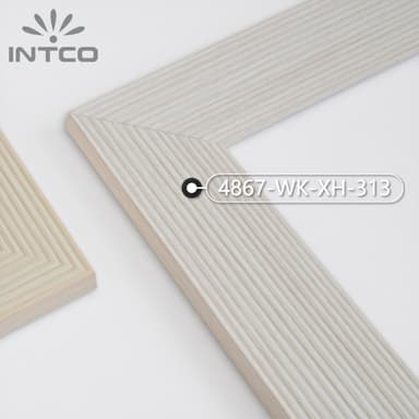 4867-WK-XH-313 — 7.4cm Natural PS Picture Frame Moulding