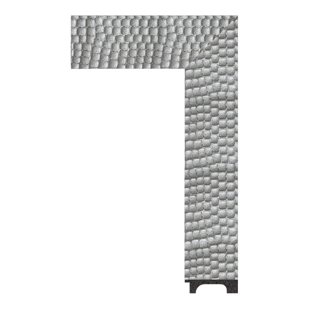 4867-WK-XG-018 — 7.4cm Silber PS Bilderrahmenleiste