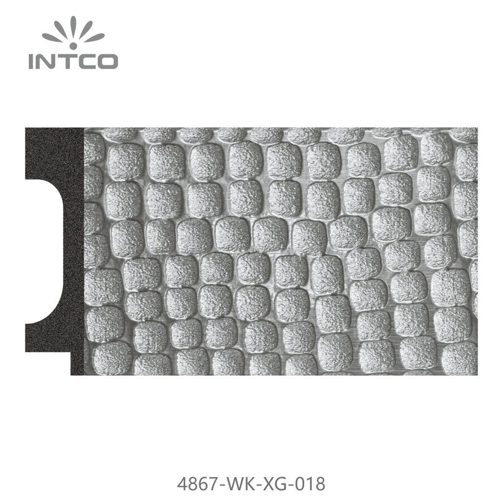 4867-WK-XG-018 — 7.4cm Silber PS Bilderrahmenleiste