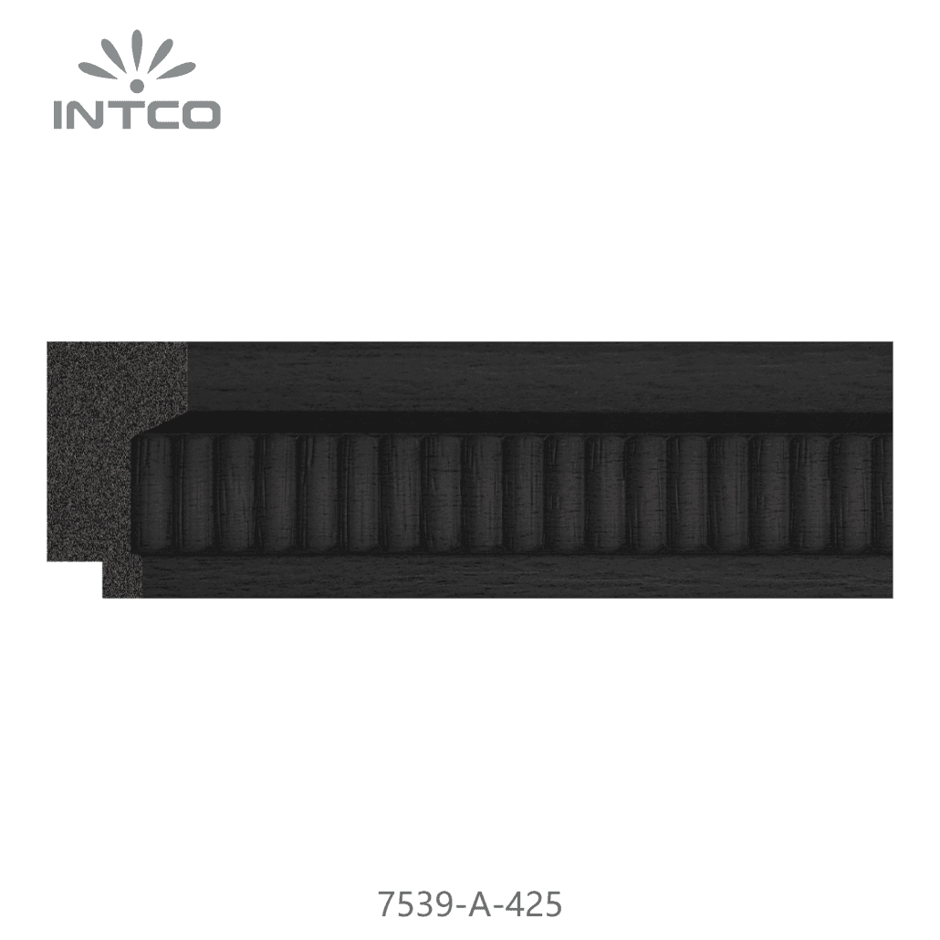 7539-A-425 — 4.1cm Schwarz PS Bilderrahmenleiste