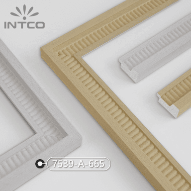 7539-A-665 — 4.1cm Blanc PS Baguette d'Encadrement