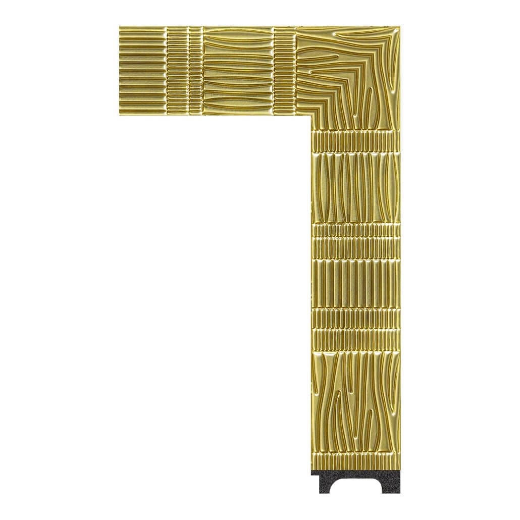 4867-WK-XJ-11G — 7.4cm Dourado PS Moldura para Quadro