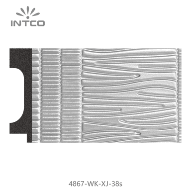 4867-WK-XJ-38s — 7.4cm Silber PS Bilderrahmenleiste