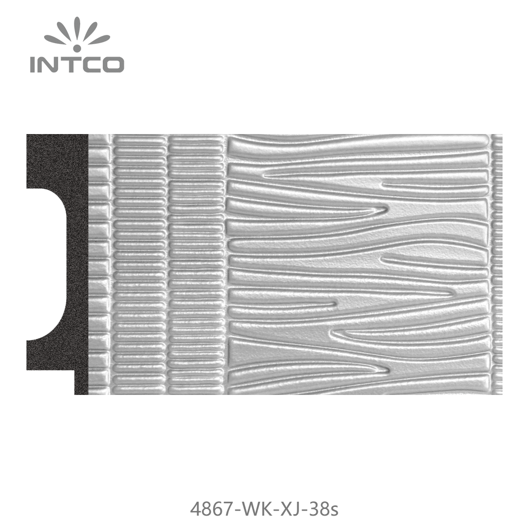 4867-WK-XJ-38s — 7.4cm Silber PS Bilderrahmenleiste