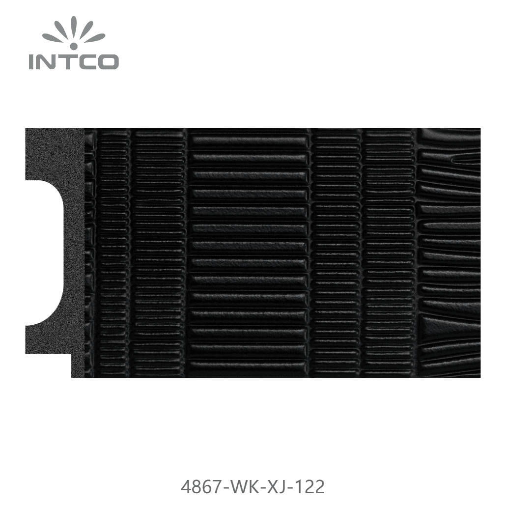 4867-WK-XJ-122 — 7.4cm Schwarz PS Bilderrahmenleiste