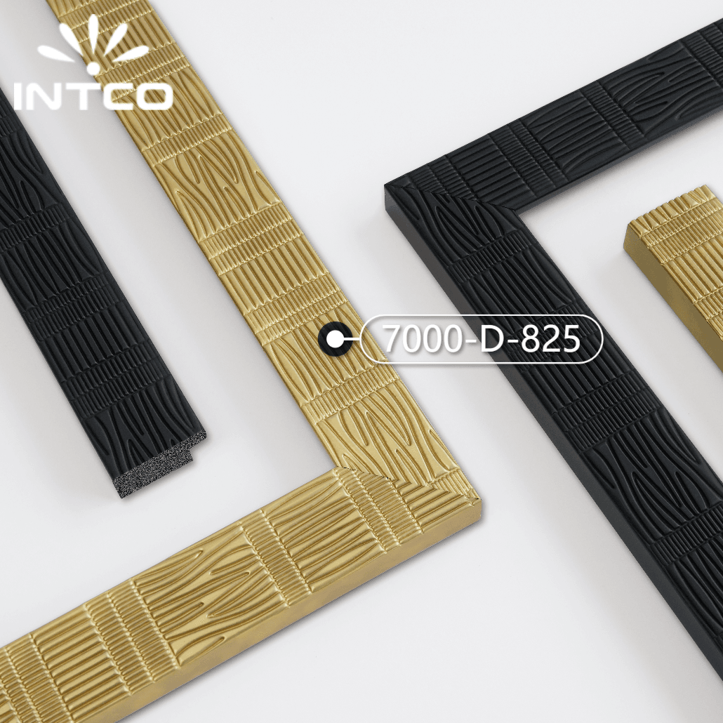 7000-D-825 — 3.18cm Gold PS Picture Frame Moulding