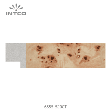 6555-520CT — 3.3cm Natur PS Bilderrahmenleiste