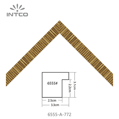 6555-A-772 — 3.3cm Natural PS Moldura para Quadro
