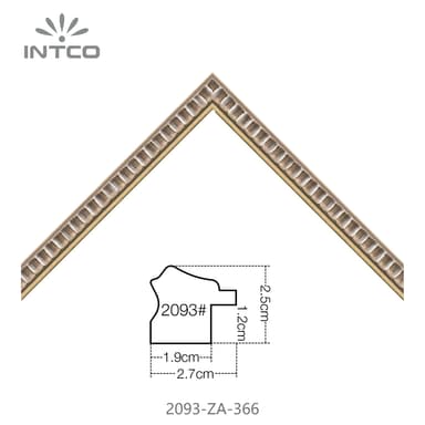 2093-ZA-366 — 2.7cm Bronze PS Moldura para Quadro