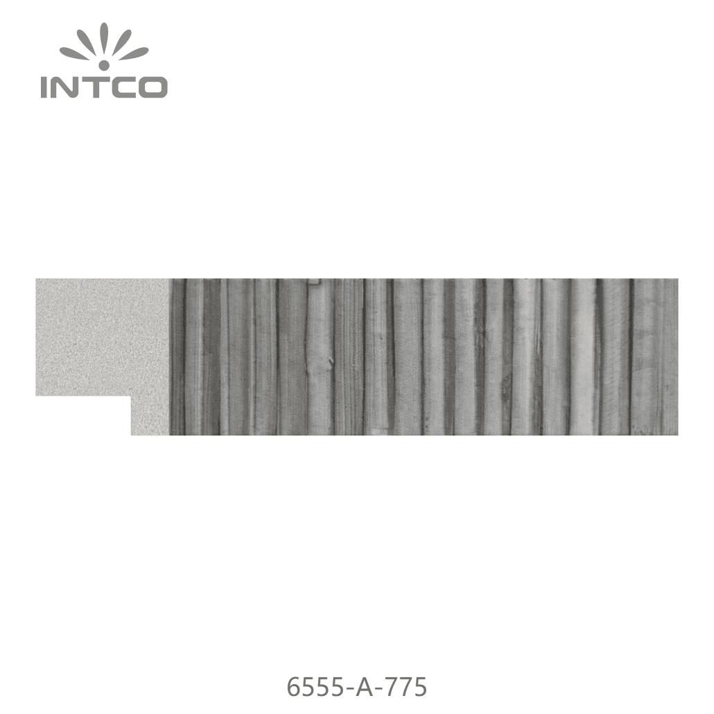 6555-A-775 — 3.3cm Argenté PS Baguette d'Encadrement