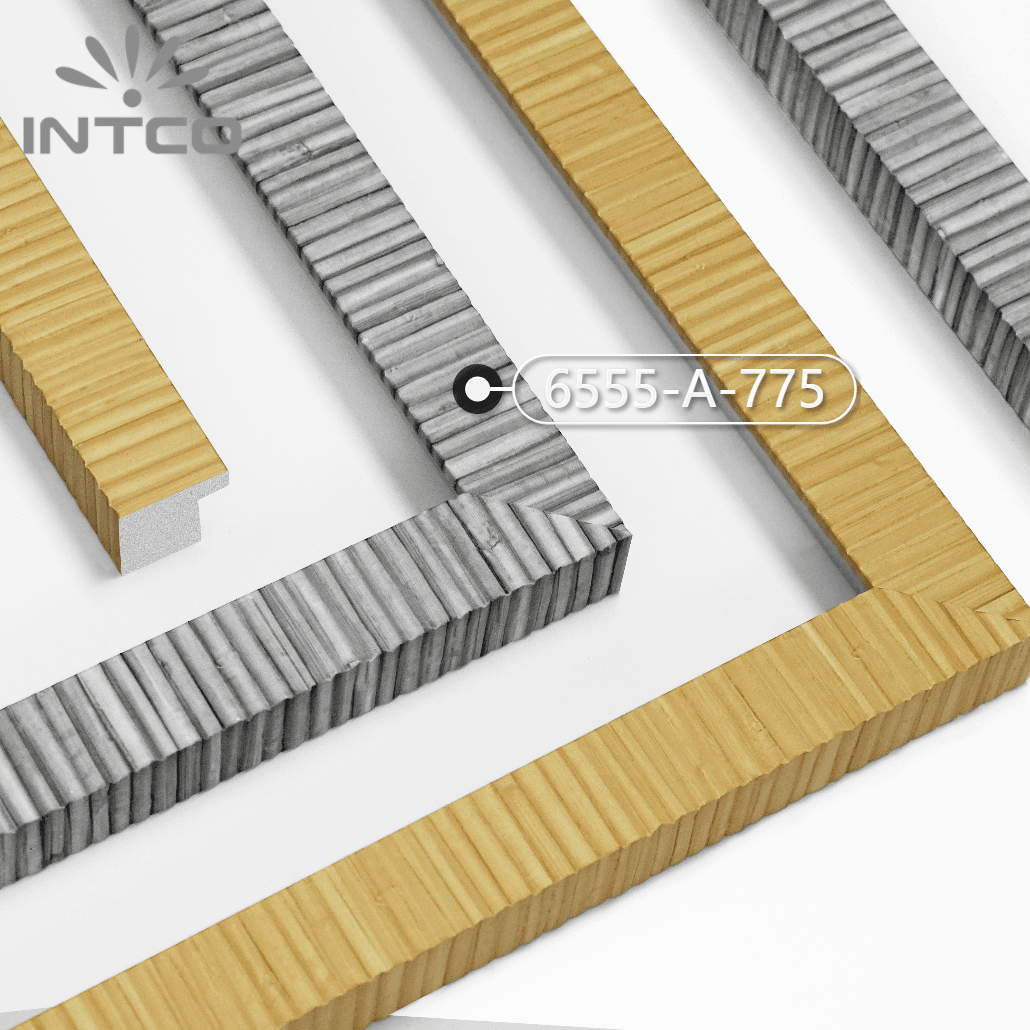 6555-A-775 — 3.3cm Argenté PS Baguette d'Encadrement