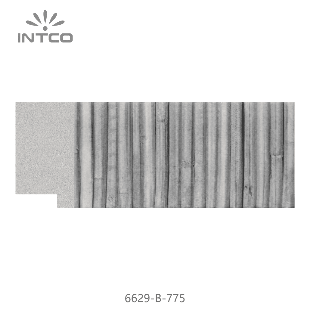 6629-B-775 — 5.1cm Argenté PS Baguette d'Encadrement