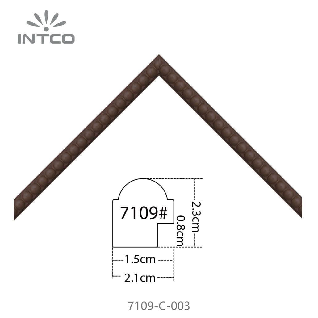 7109-C-003 — 2.1cm Mehrfarbig PS Bilderrahmenleiste