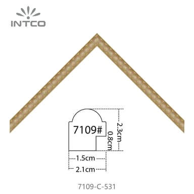7109-C-531 — 2.1cm Mehrfarbig PS Bilderrahmenleiste