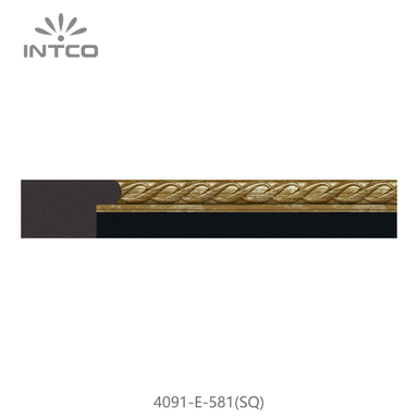 4091-E-581(SQ) — 2.1cm Bronze PS Picture Frame Moulding