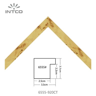 6555-920CT — 3.3cm Naturel PS Baguette d'Encadrement