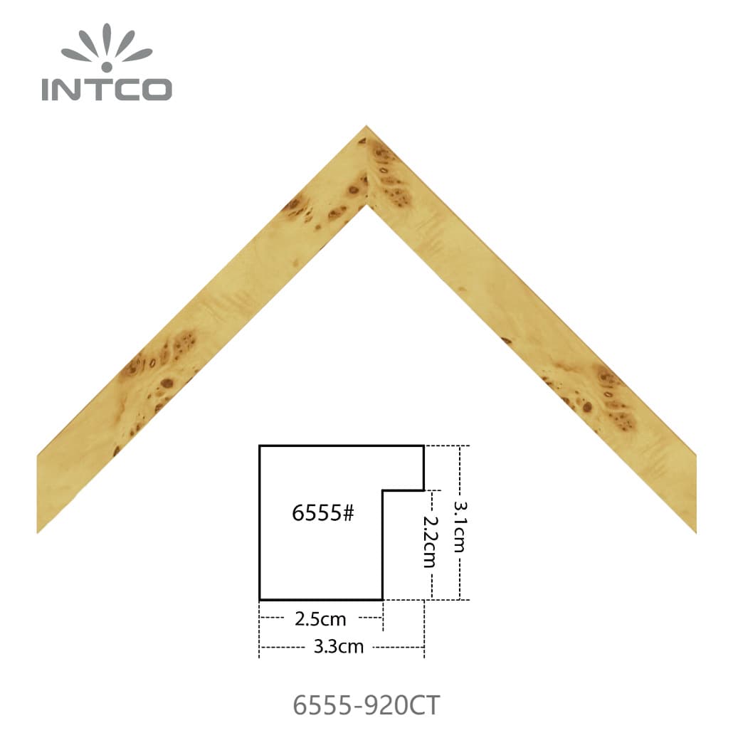 6555-920CT — 3.3cm Naturel PS Baguette d'Encadrement