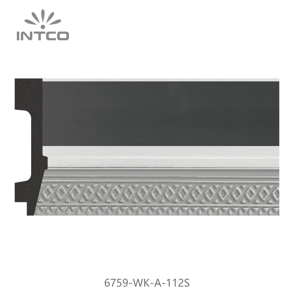 6759-WK-A-112S — 7cm Prateado PS Moldura para Quadro