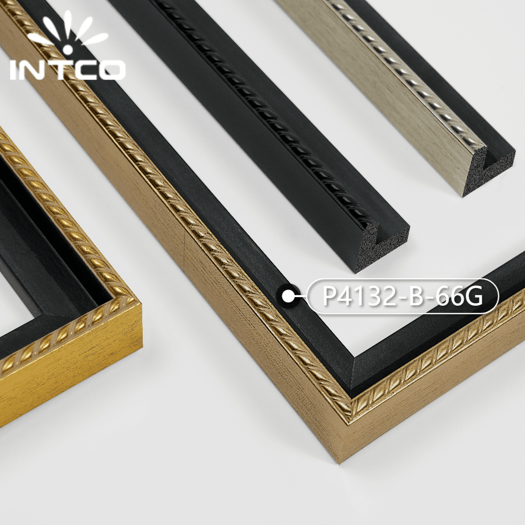 P4132-B-66G — 2.5cm Bronze PS Moldura para Quadro