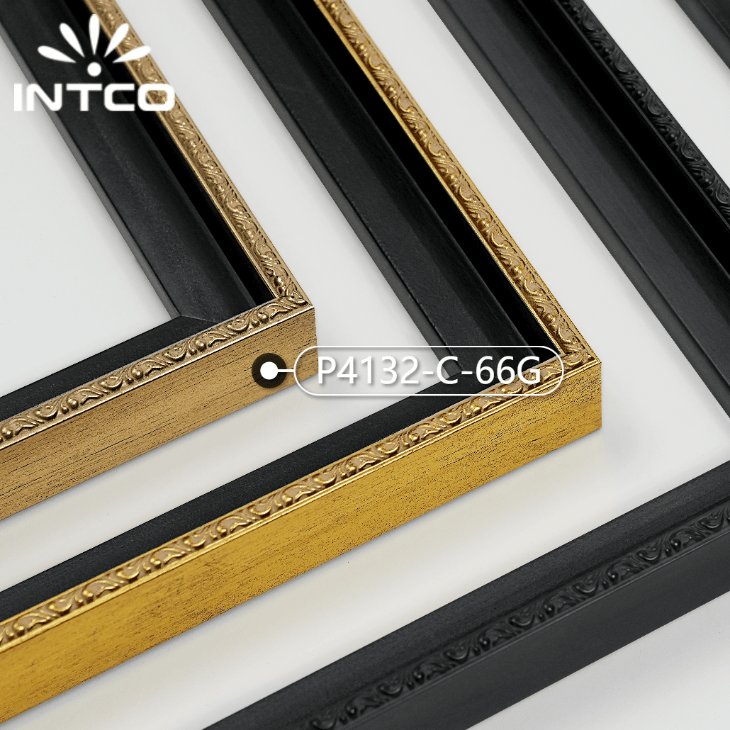 P4132-C-66G — 2.5cm Bronze PS Moldura para Quadro