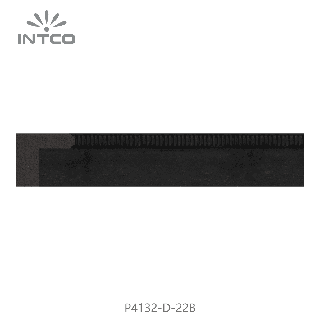 P4132-D-22B — 2.5cm Preto PS Moldura para Quadro