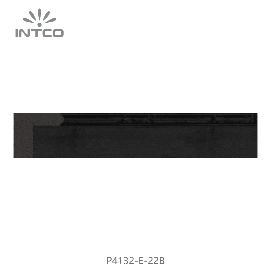 P4132-E-22B — 2.5cm Noir PS Baguette d'Encadrement