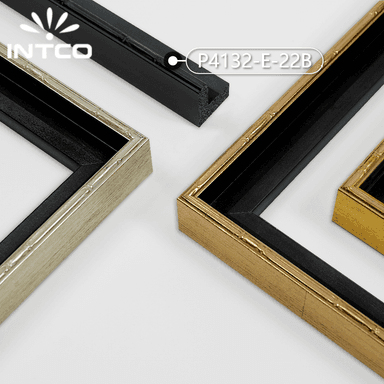 P4132-E-22B — 2.5cm Noir PS Baguette d'Encadrement