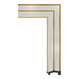 Ps Picture Frame Moulding,7446-WK-52G,7.6W Picture Frame Moulding