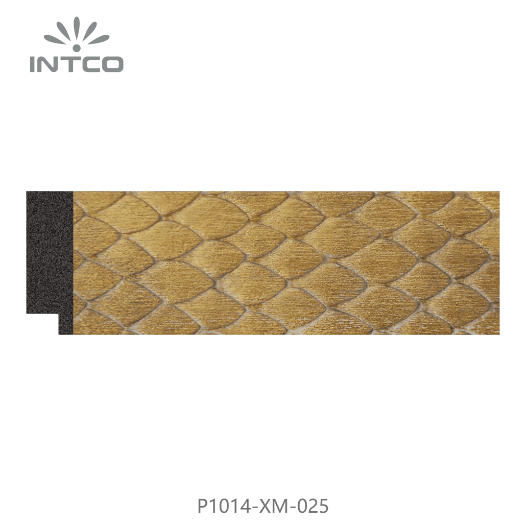 P1014-XM-025 — 4.06cm Gold PS Bilderrahmenleiste