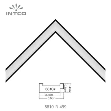 6810-R-499 — 3.8cm PS Moldura para Quadro