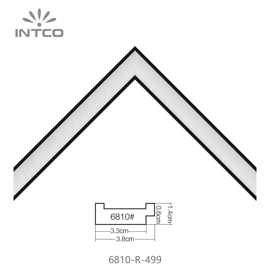 6810-R-499 — 3.8cm PS Moldura para Quadro