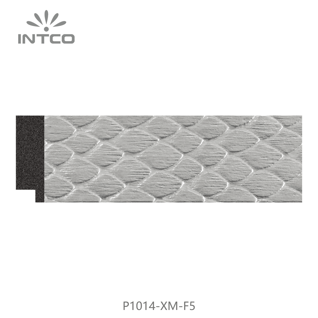 P1014-XM-F5 — 4.06cm Silver PS Picture Frame Moulding