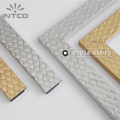 P1014-XM-F5 — 4.06cm Silver PS Picture Frame Moulding