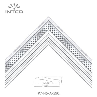 P7445-A-590 — 8.9cm PS Bilderrahmenleiste