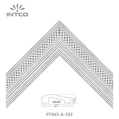 P7445-A-183 — 8.9cm PS Bilderrahmenleiste