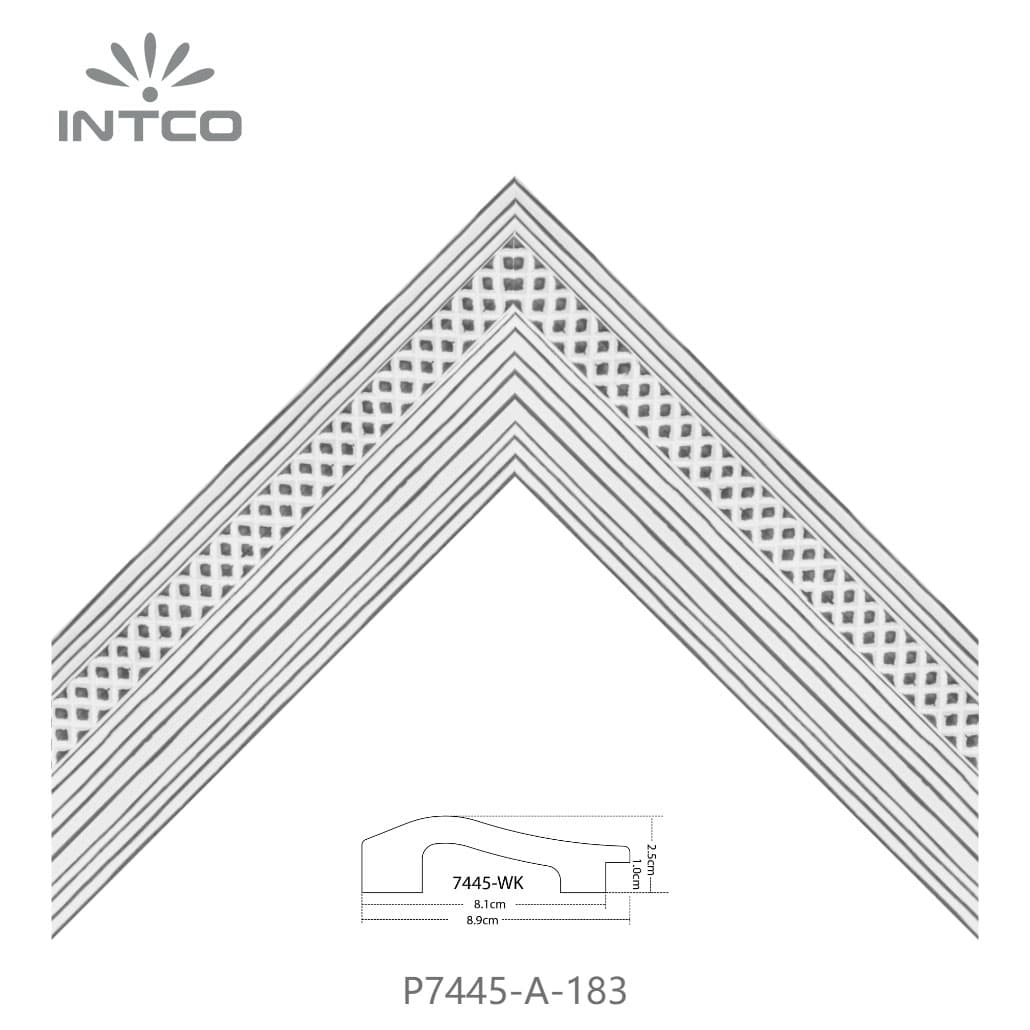 P7445-A-183 — 8.9cm PS Bilderrahmenleiste