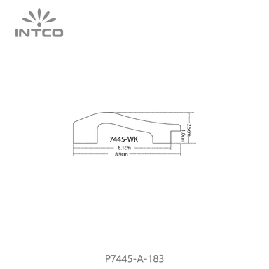 P7445-A-183 — 8.9cm PS Bilderrahmenleiste