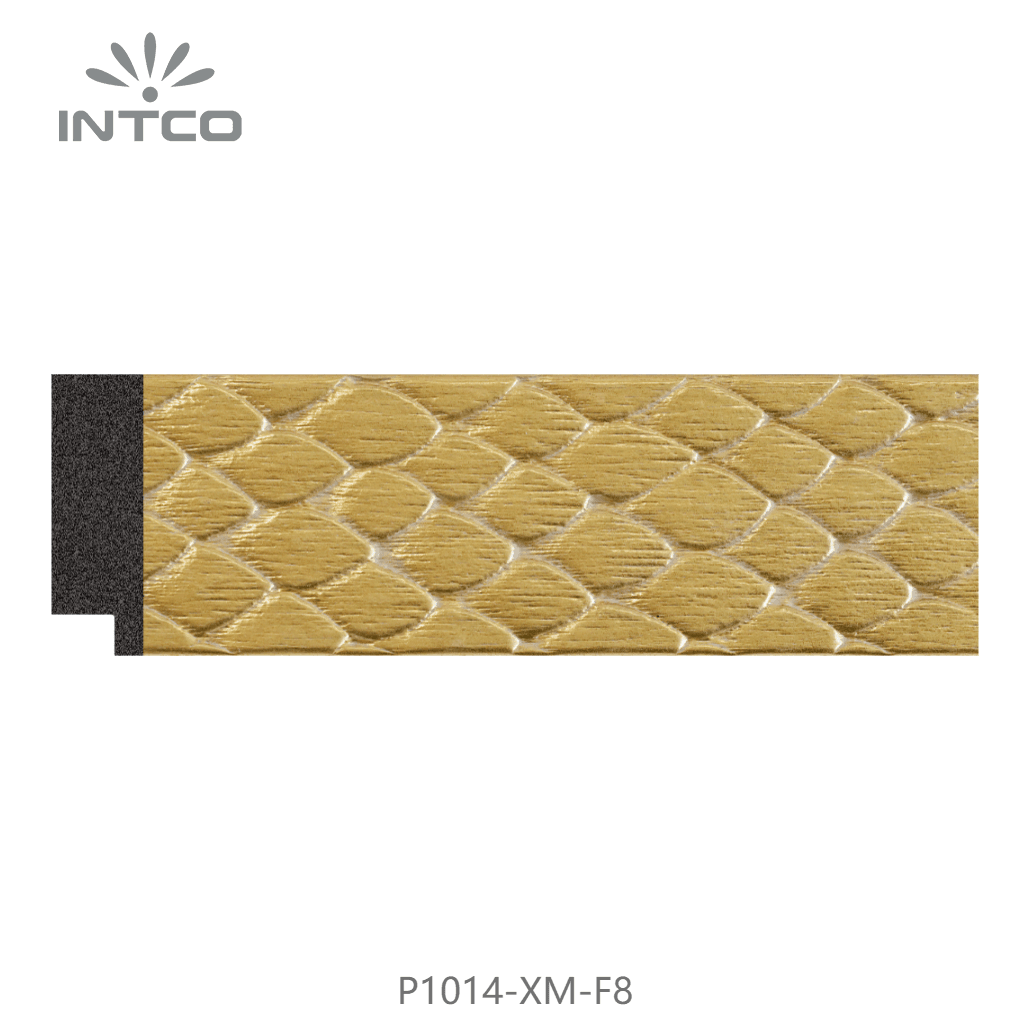 P1014-XM-F8 — 4.06cm Gold PS Bilderrahmenleiste